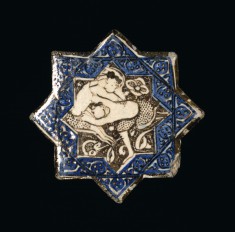 Star Tile with Wrestlers
