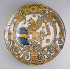 Dish with Coat of Arms of Bishop Baglioni