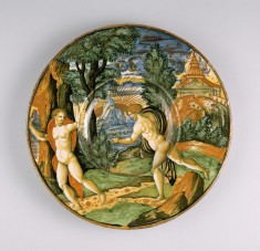 Plate with Apollo and Daphne