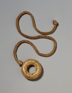 Circular Pendant on a Chain