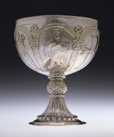 Chalice with Apostles Venerating the Cross