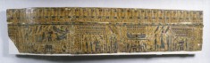 Coffin Panel with Paintings of Funerary Scenes