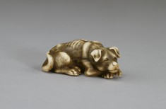 Netsuke in the Form of a Dog