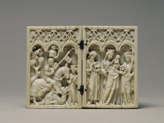 Diptych with Saint George and the Dragon, and the Virgin and Child with Saints
