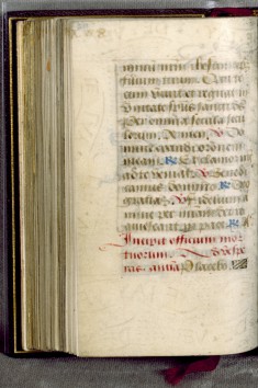 leaf from a book of hours