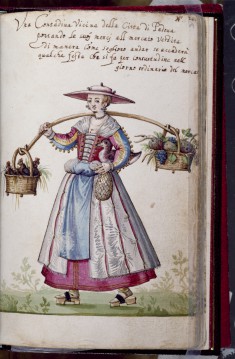 Leaf from Book of Italian Costumes