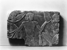 Wall Fragment with a Man and Offerings
