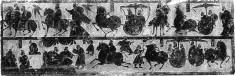 Copy of a 2nd-century Han Tomb Relief with Narrative Scenes
