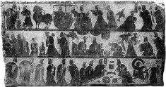 Copy of a 2nd-century Han Tomb Relief with Narrative Scenes