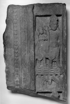 Fragment of a Doorway or Entranceway at a Stupa