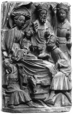 Panel from an Altarpiece with the Adoraton of the Three Kings