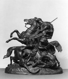 Mounted Arabs Killing a Lion