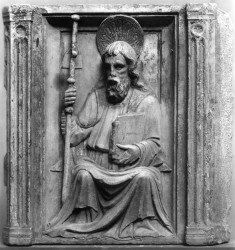 Relief from a Reredos with St. James the Greater