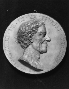 Portrait Medallion with Head of Voltaire