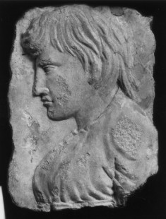 Fragment of a Relief with the Profile of a Boy
