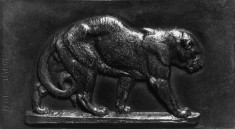 Small Plaque with a Panther Walking