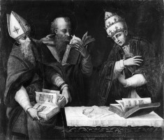 Saints Augustine, Jerome and Gregory the Great