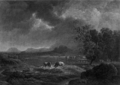 Mountain Landscape with Cattle