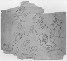 Studies After Géricault