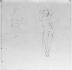 Sketches of nude woman (a)