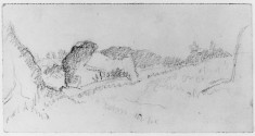 Sketch of rocky landscape (a)