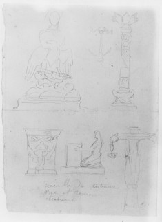Sketches, incl. place/bastille monument
