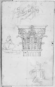 Sketches after renaissance tombs (a)