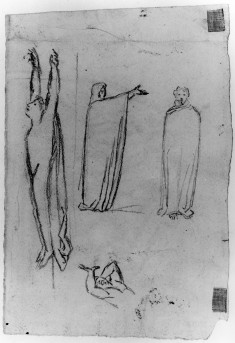 Sketch after classical scene (a)
