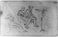 Studies after antique? 4 figures (a)