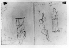 Studies of madonnas,st.george etc (a)