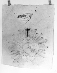 Tracing after picture of a monstrance