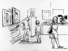Gallery XIII, 3 school children