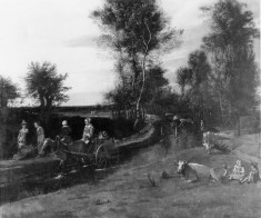 Landscape With Milkmaid And Peasants