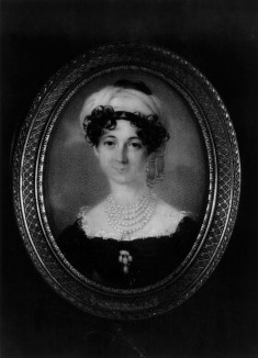 Portrait of a Woman in Empire Dress