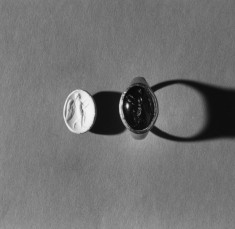 Intaglio with Nike Holding a Lyre Set in a Ring