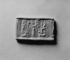 Cylinder Seal with a Presentation Scene and an Inscription