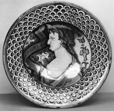 Dish with a Roman Emperor in Profile