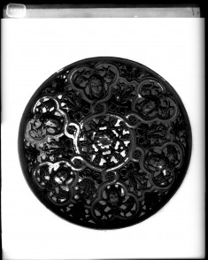 Ornamental Dish with Mask Decoration