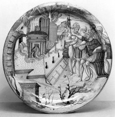 Plate with Overhanging Edge