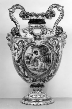 Snake-Handled Vase with Scenes from Genesis