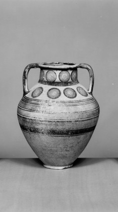 Amphora with Geometric Decoration