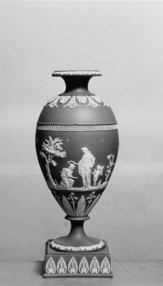 Vase with Apollo, a Nymph, and Cupid