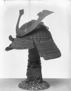 Helmet (kabuto) with ornamental horns