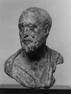Head and Bust of Bearded Man