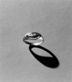 Ring Engraved with a Crayfish