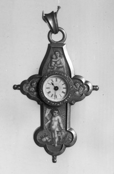 Cross-Shaped Pendant Watch