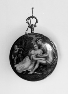 Enameled Watch with Venus and Adonis