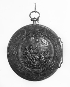 Watch decorated with Neptune and Amphitrite