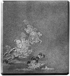 Writing Box with Fenced chrysanthemums