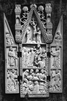 Triptych with the Passion of Christ and Saints